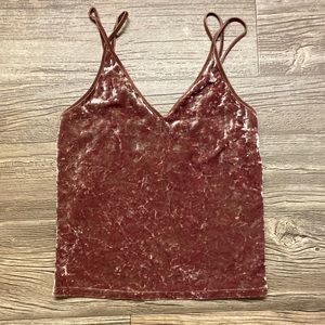 Velvet / Iridescent American eagle crop